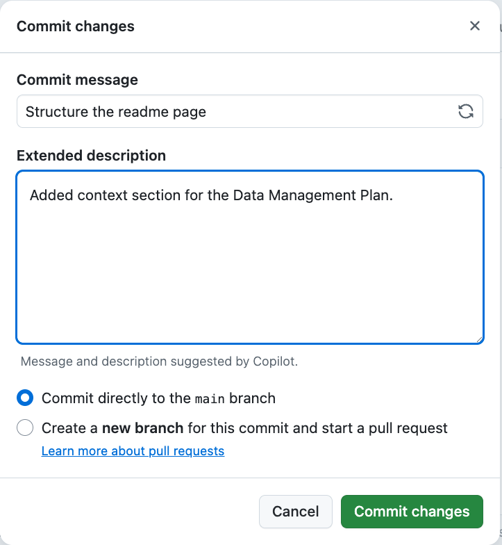 commitchanges